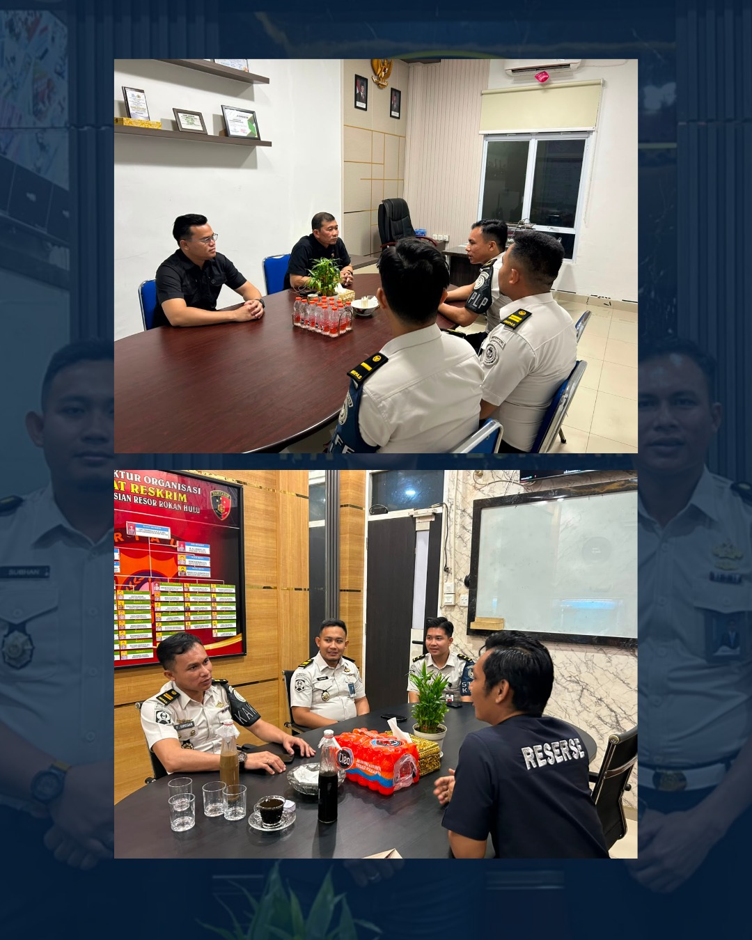 Lapas Pasir Pangarayan Perkuat Sinergi dengan Polres Rokan Hulu, Fokus Pengamanan dan Pencegahan Narkoba