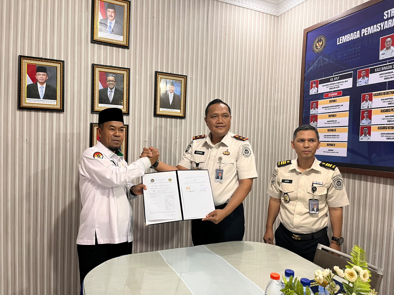 Perkuat Pembinaan Kerohanian, Lapas Pasir Pangarayan dan Kemenag Rohul Tandatangani MoU